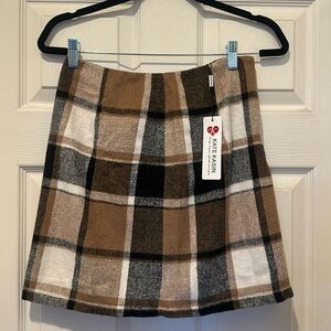 Plaid skirt